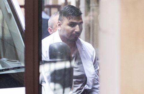 James Gargasoulas, pictured this morning, is due to evidence in the Supreme Court trial over the alleged 2017 car attack.