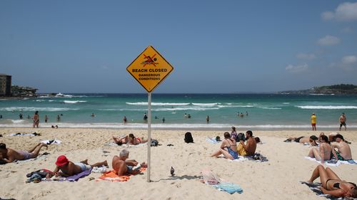 New South Wales coast are closed due to a tsunami warning after an undersea volcano erupted off Tonga.