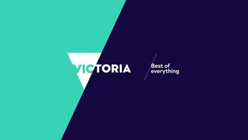 Victoria's new state logo and branding. (9NEWS)