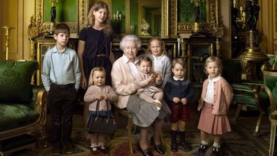 Prince George and Princess Charlotte, Windsor Castle, April 2016