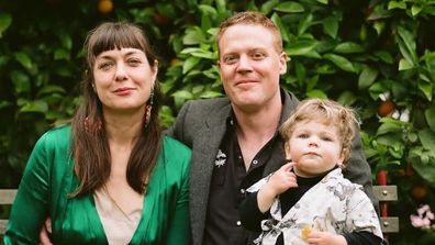 Dave and Carly with son Gene. 