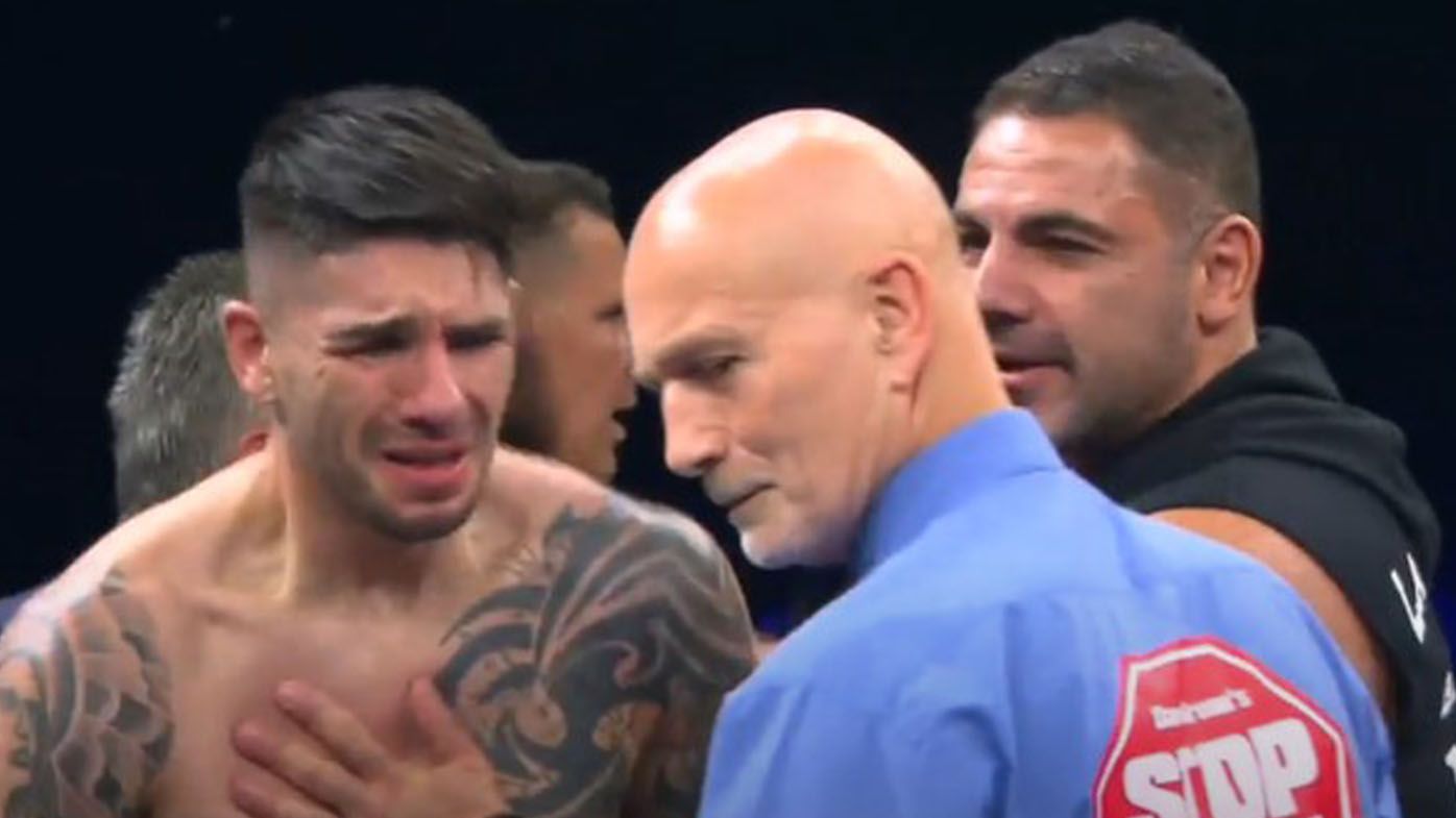 Michael Zerafa breaks down in tears after monstering Issac Hardman in clash brimming with hate