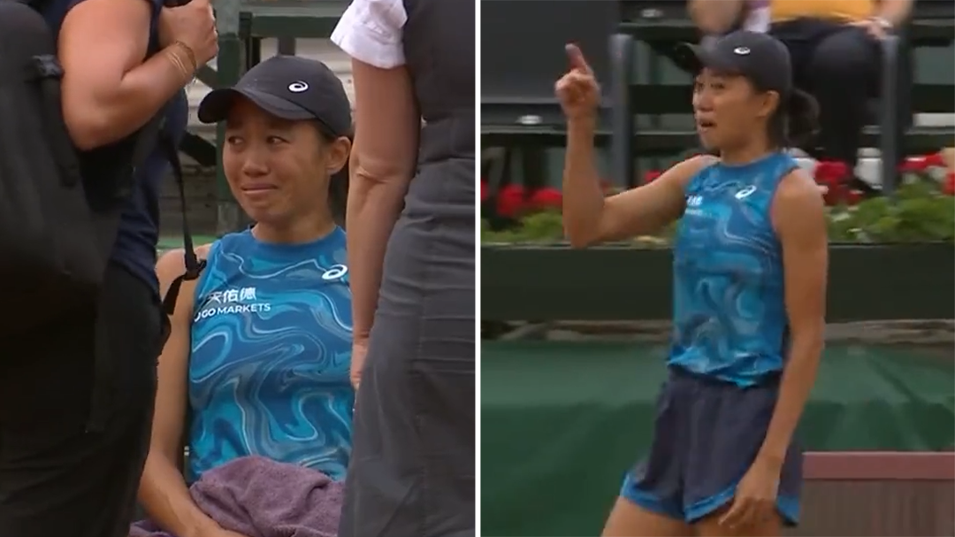 World tennis erupts after 'nicest girl' Zhuang Shuai retires in tears after opponent's 'disgusting' act