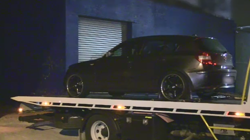 The BMW believed to be involved in the crash was seized Tuesday. (9NEWS)