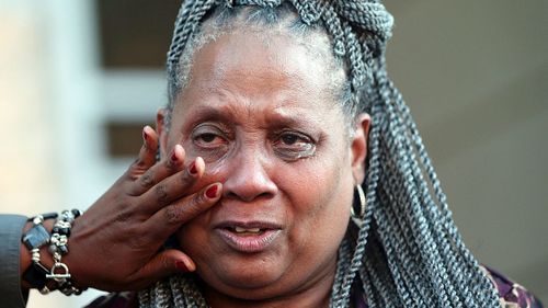 Wilbert Jones' sister-in-law, Wilda Jones on his release. (Photo:AP).