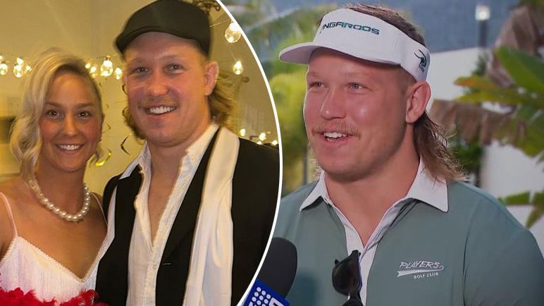 Kangaroos star Reuben Cotter will marry Mackenzie the day after playing Samoa.