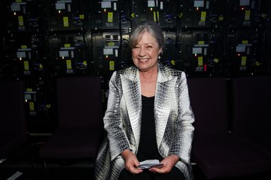 Noni Hazlehurst prepares to go on stage during the 7th AACTA Awards Presented by Foxtel at The Star on December 6, 2017 in Sydney, Australia. 