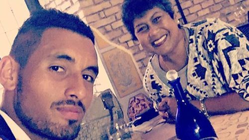 Nick Kyrgios and mother Norlaila