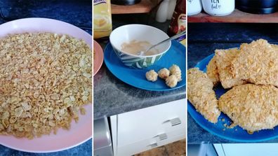 Aussie mum reveals how she turned Coles mud cakes into 'KFC bucket of chicken' dessert