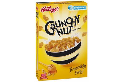 Crunchy Nut Corn Flakes: 17.6g sugar per 35g serve (with milk)