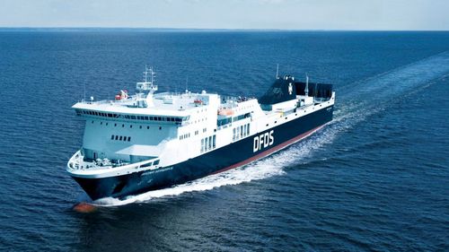 Stranded Baltic Sea ferry continues on journey after breakdown