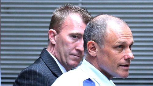 Christopher Anderson (left) pleaded guilty to the manslaughter of his pregnant girlfriend. (AAP)