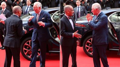 Prince Charles avoids handshake at Prince's Trust Awards in London and does a Namaste instead