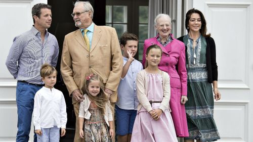 Denmark’s Crown Princess Mary and family beam in annual photograph