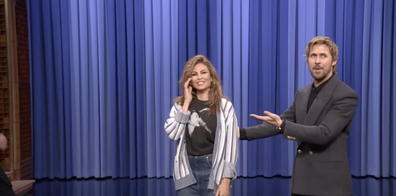 Ryan Gosling and Eva Mendes step out together for the first time in 13 years. The notoriously private couple made an appearance on The Tonight Show Starring Jimmy Fallon.