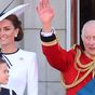 Catherine returns as the Royal family unite at a Trooping