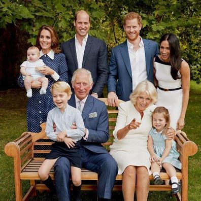 royal family portrait at Clarence House