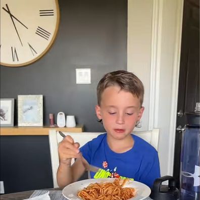 Paige Boyuk early dinner for kids