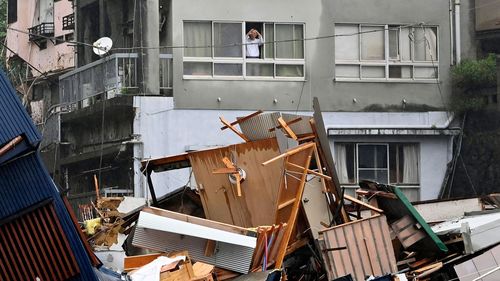 At least 20 people are missing after the mudslide hit the coastal city.