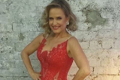 The hostess with the mostest! Shaynna Blaze takes a quick after-party snap before jumping into the madness.
