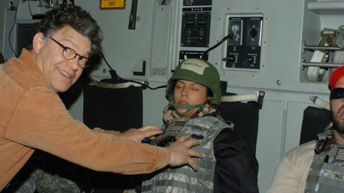 Al Franken groping Leeann Tweeden.