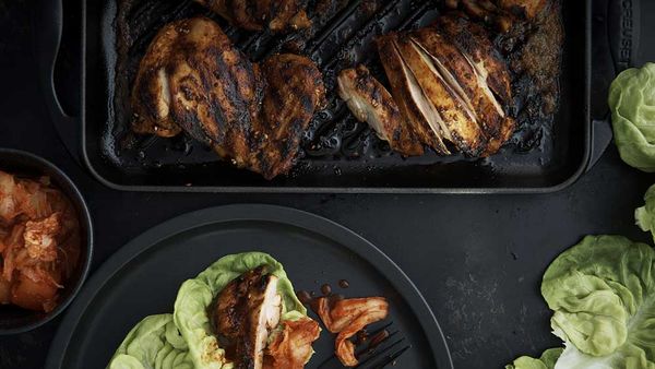Neil Perry's Korean spice- rubbed chicken