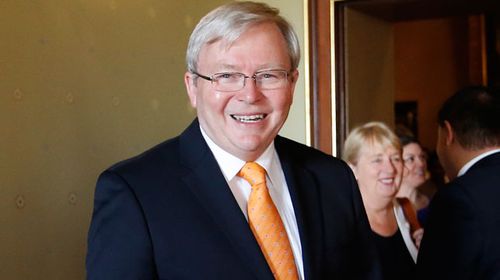 Rudd denies Russia visit linked to Ukraine