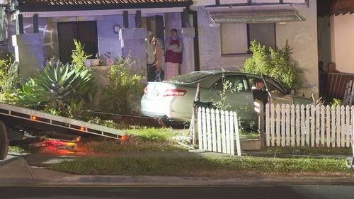 A p-plate driver has crashed through a fence and into a home in Lakemba overnight.