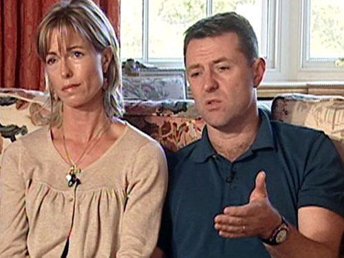 Kate and Gerry McCann, the parents of the missing girl Madeleine McCann, appear in a Spanish TV interview for Antena 3 channel in Madrid in 2007.