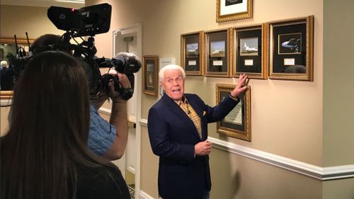 TV evangelist Jesse Duplantis asked his congregation for their help to fund his fourth private jet - a $54m Falcon 7X. Picture: Twitter.