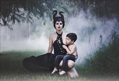 Mum Poses As Maleficent In Breastfeeding Portrait 9honey