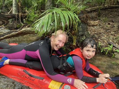 Robyn travels with her grandchildren every year