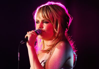 Welsh singer Duffy performs at Radio 1's Big Weekend in Mote Park on May 10, 2008.