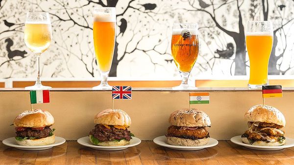 International beers and burgers (Facebook)