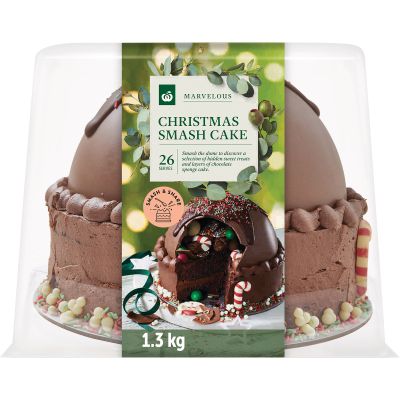 Woolworths Christmas Smash Cake