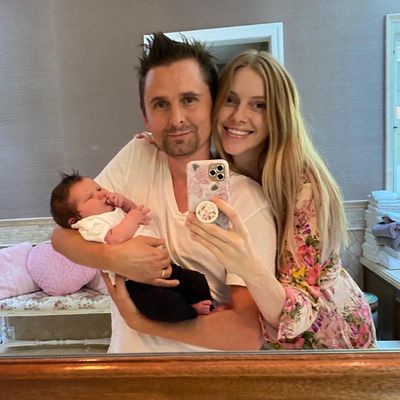 Matthew Bellamy and Elle Evans