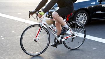 Cyclists could be allowed to treat traffic lights as Give Way signs. (AAP)