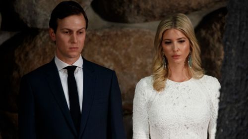 Jared Kushner with his wife Ivanka Trump. (AAP)