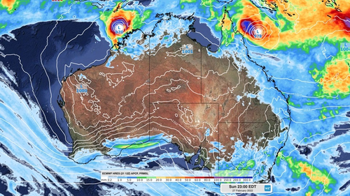 The BoM has warned Australia could see more tropical cyclones than average as we're in a La Niña event.