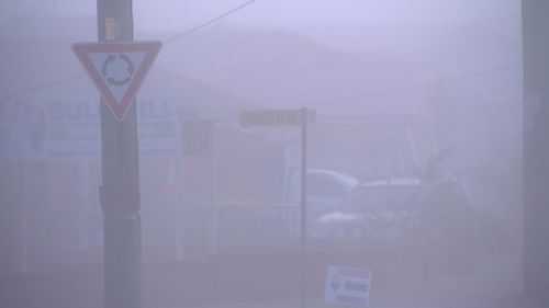 Foggy morning in western Sydney