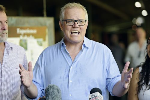 Scott Morrison has said a vote for Labor will mean Australia's borders won't be protected.