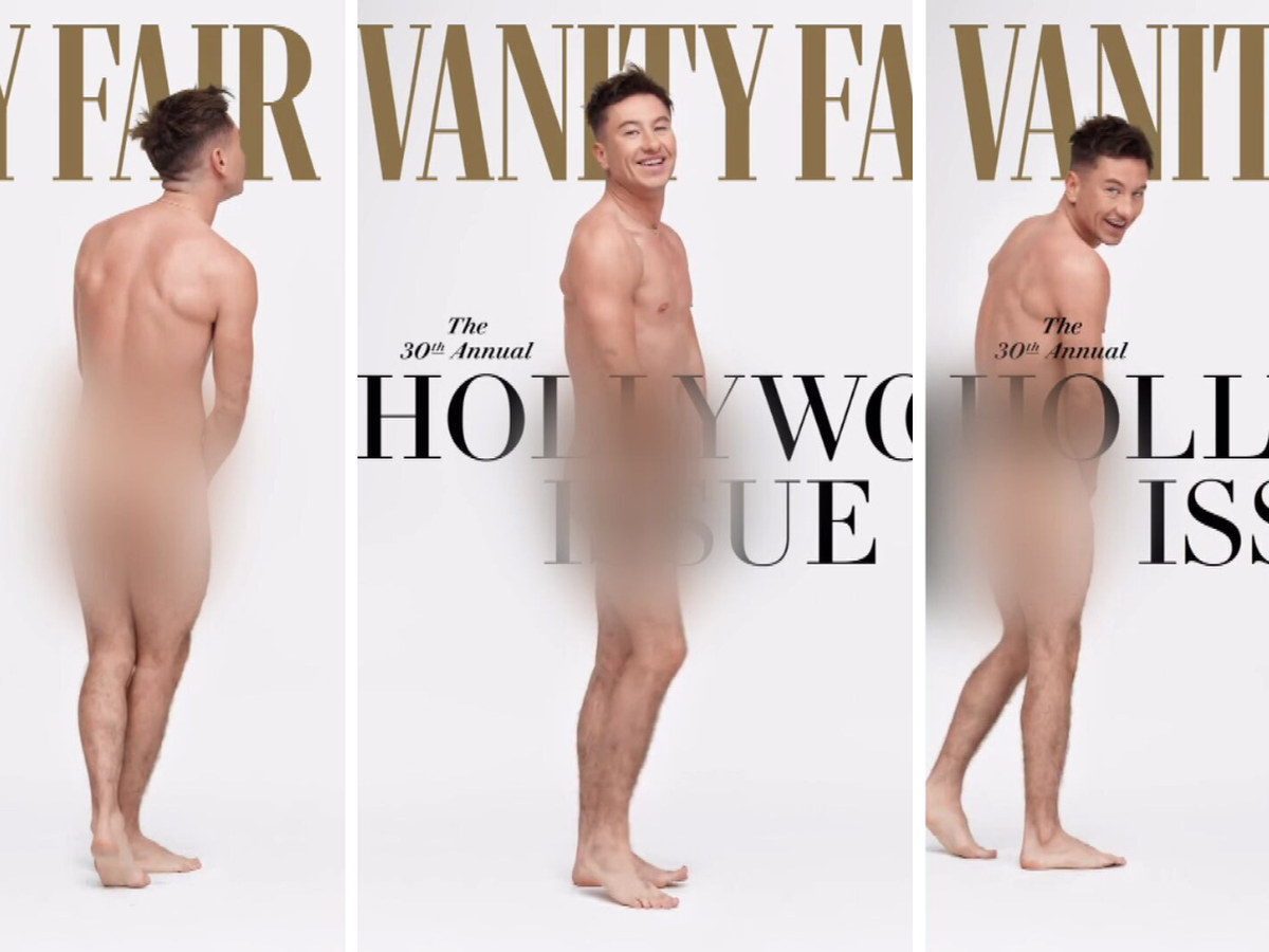 Barry Keoghan poses nude in star-studded Vanity Fair cover shoot -  9Celebrity