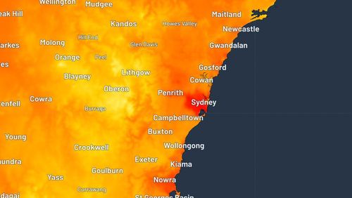 Vague de chaleur en Nouvelle-Galles du Sud
