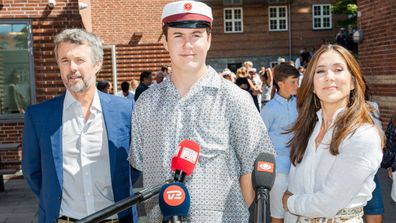 Crown Prince Christian, King Frederik X and Queen Mary