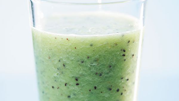 Kiwifruit and green grape juice