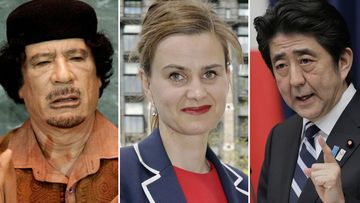 High-profile political assassinations - Gadhafi, Jo Cox, Shinzo Abe