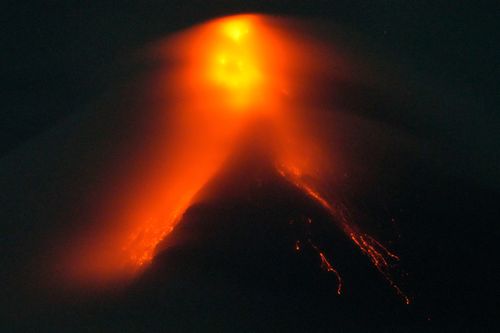 Mayon is one of the most restive of two dozen active volcanoes across the Philippines.