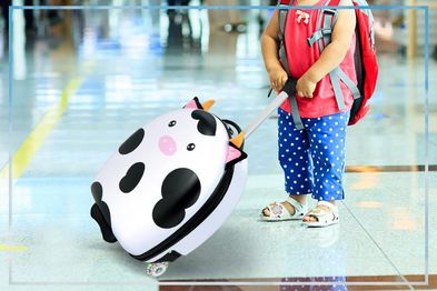 9PR: Baby Joy Kids Suitcase, Milk Cow
