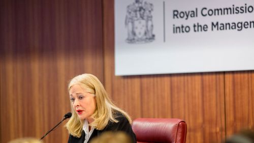 Royal commissioner Margaret McMurdo speaking during the Royal Commission into the Management of Police Informants in Melbourne