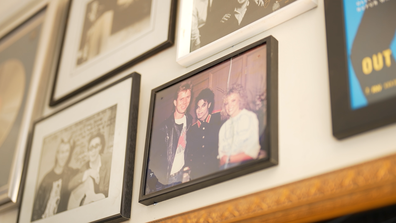 Richard Wilkins and Rebecca Gibney with Michael Jackson